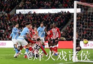 英超-桑德兰0-0曼城战平 B席进球无效格瓦迪奥尔击中门框